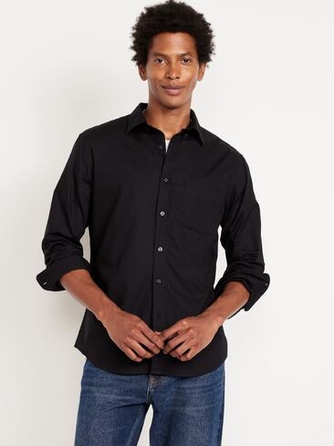 قميص Old Navy بقصة ضيقة للاستخدام اليومي - بلاك جاك in Kuwait