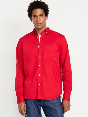 Old Navy Classic Fit Everyday Poplin Shirt - Robbie Red in Saudi Arabia