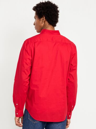 Old Navy Classic Fit Everyday Poplin Shirt - Robbie Red in Saudi Arabia