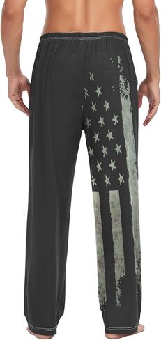 سروال بيجامة رجالي من XUWU Pj Bottoms خفيف الوزن وناعم مع جيوب برباط in Kuwait
