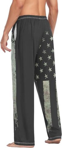 سروال بيجامة رجالي من XUWU Pj Bottoms خفيف الوزن وناعم مع جيوب برباط in Kuwait