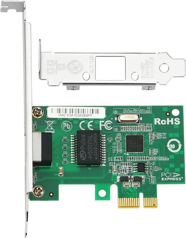 PCIe Network Card, 1Gb Ethernet Network Adapter, PCI Express X4, 10/100/1000Mbps Gigabit Quad RJ45 Ports Adapter Converter, with Intel I350 Chip for Windows/Windows Server/Linux in Kuwait
