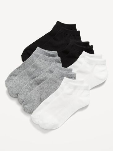 Old Navy Ankle Socks 6-Pack for Girls - White Combo in Saudi Arabia