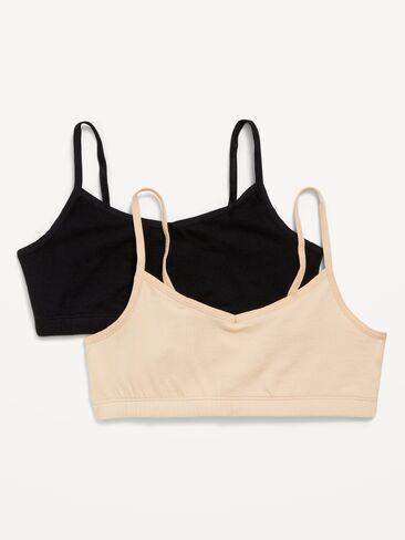 Old Navy Cami Bra 2-Pack for Girls - Natural Combo in Saudi Arabia