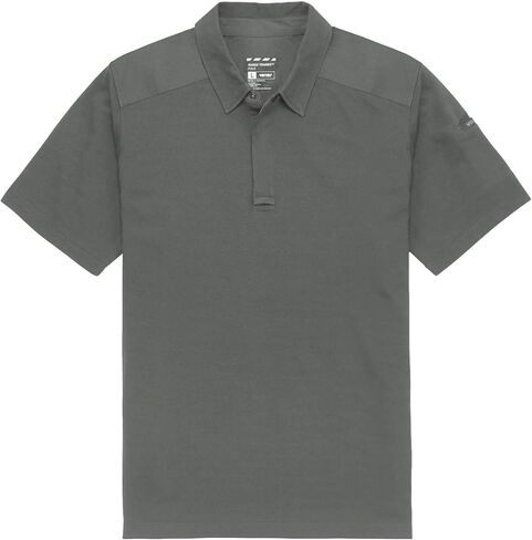 VIKTOS Men's Range Trainer Coolmax Durable Lightweight Breathable Snap Collar Short Sleeve Hunting Shooting Stretch Polo Top in Saudi Arabia