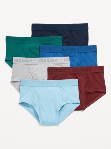 Old Navy Underwear Briefs Variety 6-Pack for Boys - SOLID COMBO in Saudi Arabia