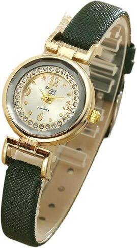 Women’s Candy Color Quartz Watch and Jewelry Set, Fashionable and Simple, Includes Watch, Earrings, Necklace, and Ring in Saudi Arabia