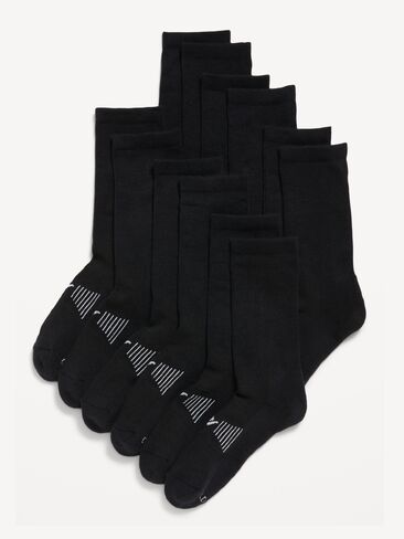 مجموعة جوارب Go-Dry من Old Navy محايدة للجنسين مكونة من 6 قطع للأطفال - BlackJack in Saudi Arabia