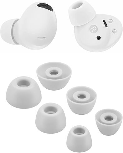 استبدال Eartips Galaxy Buds 2 Pro Ear Tips Cbuds ، S/M/L مختلط الحجم سماعات أذن ناعمة للسيليكون ناعم ، إكسسوارات الجلد المطاطية المرنة باللون الأسود in Kuwait