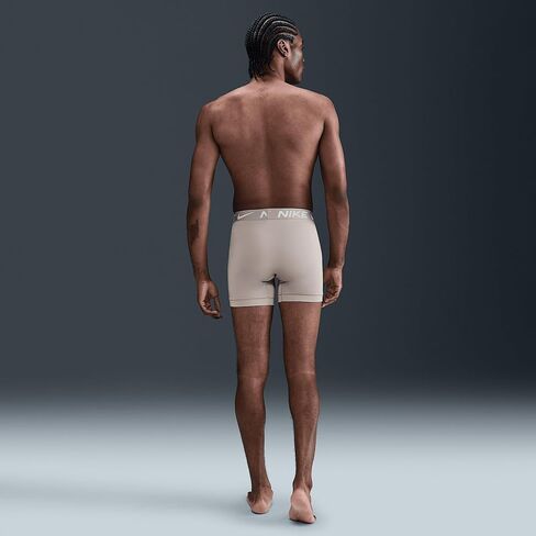 Nike Dri-FIT Essential Micro Men's Boxer Briefs (3-Pack) (KE1157-032, Ash) in Saudi Arabia