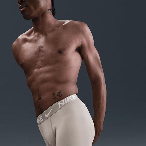 Nike Dri-FIT Essential Micro Men's Boxer Briefs (3-Pack) (KE1157-032, Ash) in Saudi Arabia