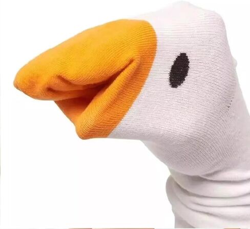 Unisex Goose Socks Chook Funny Novelty Animal A Pair Sock Gift For Women Men Costume Party Duck Cotton in Saudi Arabia