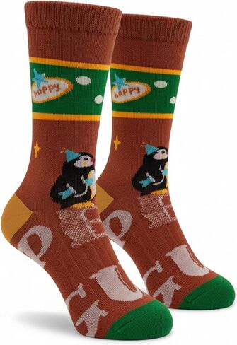 جوارب Rutuioy Novelty Penguin Crew كاجوال رياضية رياضية مجنونة للنساء والرجال in Kuwait