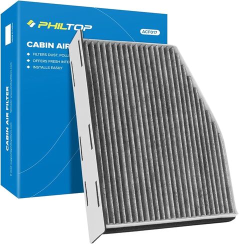 PHILTOP Cabin Air Filter, Replacement for Model 3 2020 2019 2018 2017,Includes Activated Carbon, Premium Air Filter Intake Accessories, Pack of 1 in Saudi Arabia