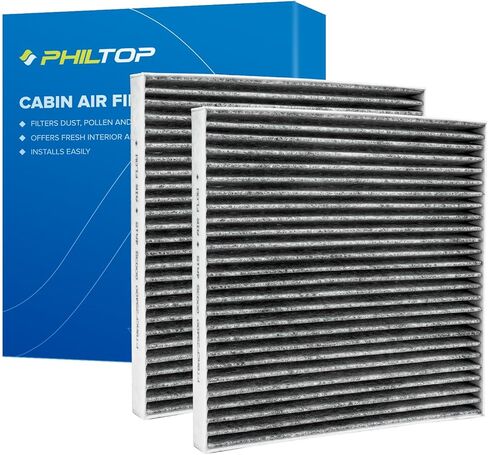 PHILTOP Cabin Air Filter, Replacement for Model 3 2020 2019 2018 2017,Includes Activated Carbon, Premium Air Filter Intake Accessories, Pack of 1 in Saudi Arabia