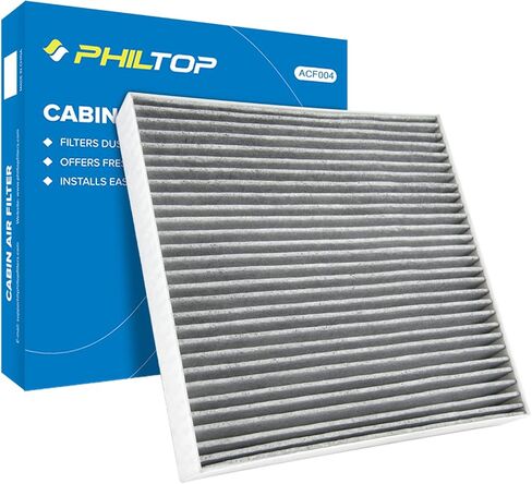 PHILTOP Cabin Air Filter, Replacement for Model 3 2020 2019 2018 2017,Includes Activated Carbon, Premium Air Filter Intake Accessories, Pack of 1 in Saudi Arabia