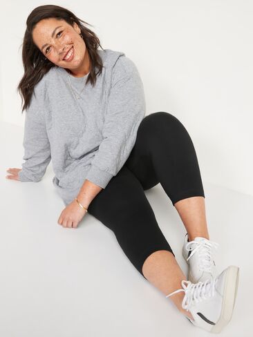 Old Navy High-Waisted Fashion Layering Cropped Legging - Black Jack in Kuwait