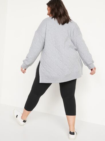 Old Navy High-Waisted Fashion Layering Cropped Legging - Black Jack in Kuwait