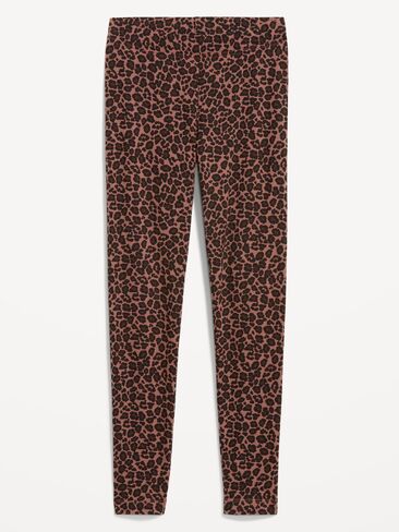 Old Navy High-Waisted Jersey Fashion Layering Leggings - Cheetah in Kuwait