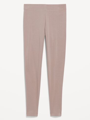 Old Navy High-Waisted Jersey Fashion Layering Leggings - EARTHY MAUVE in Kuwait