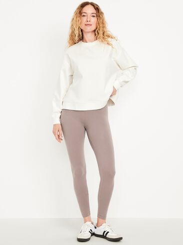 Old Navy High-Waisted Jersey Fashion Layering Leggings - EARTHY MAUVE in Kuwait