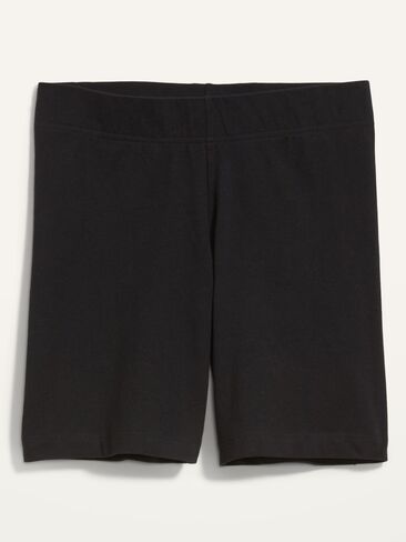 Old Navy High-Waisted Jersey Biker Shorts -- 6-inch inseam - Black Jack in Kuwait