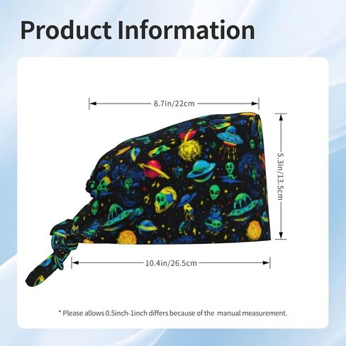 Cat Taco Working Cap, Scrub Cap with Sweatband, Adjustable Tie Back Hat Breathable Headgear for Women/Men in Saudi Arabia