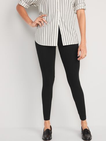 Old Navy High-Waisted Fashion Layering Leggings 3-Pack - Navy Blue Combo in Kuwait