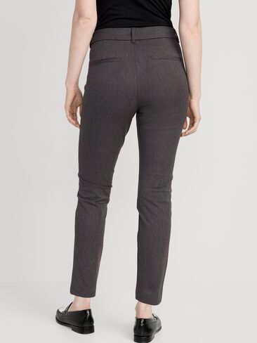 Old Navy High-Waisted Pixie Skinny Ankle Pants - Dark Heathered Gray in Kuwait
