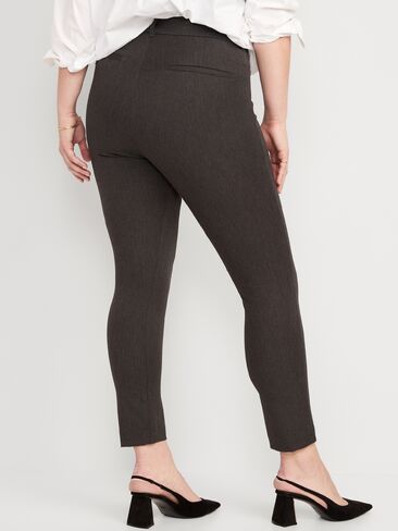 Old Navy High-Waisted Pixie Skinny Ankle Pants - Dark Heathered Gray in Kuwait