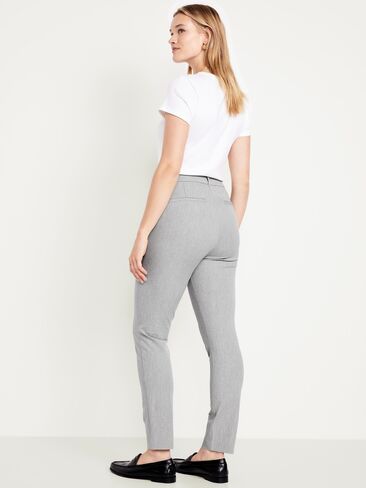 Old Navy High-Waisted Pixie Skinny Ankle Pants - Light Gray in Kuwait