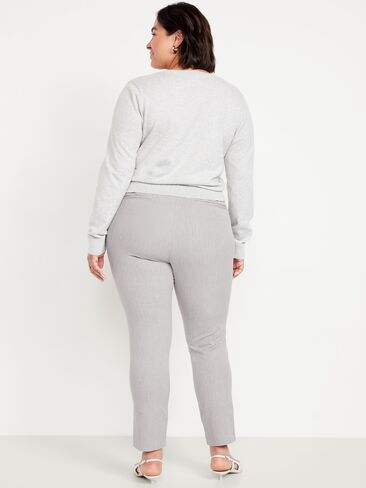 Old Navy High-Waisted Pixie Skinny Ankle Pants - Light Gray in Kuwait
