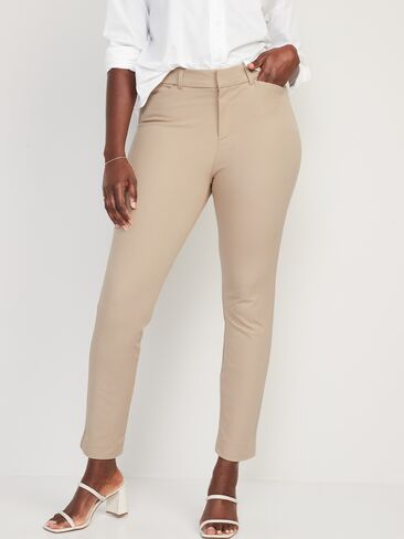 Old Navy High-Waisted Pixie Skinny Ankle Pants - Mocha Taffy in Kuwait