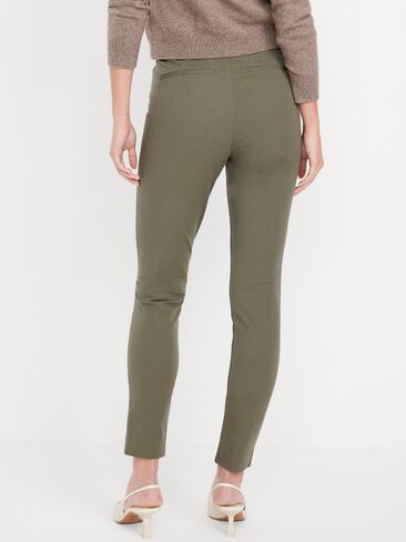 Old Navy High-Waisted Pixie Skinny Ankle Pants - Olive Green in Kuwait
