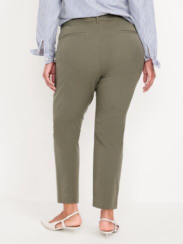 Old Navy High-Waisted Pixie Skinny Ankle Pants - Olive Green in Kuwait