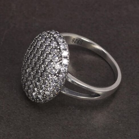 Genuine 925 Sterling Silver Twilight Women's Ring Micro Pavé Zircon Ring with a Jewelry Heart Box, Breaking Dawn Bella Swan engagement ring (7) in Saudi Arabia