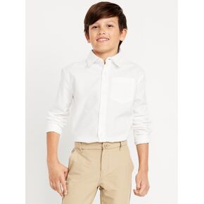 قميص مدرسة أكسفورد خفيف الوزن للأولاد من Old Navy - زنابق بيضاء in Kuwait