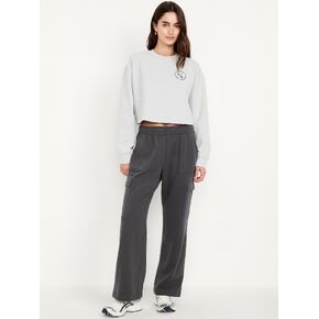 بنطال رياضي واسع الأرجل من Old Navy عالي الخصر SoComfy - النمر in Saudi Arabia