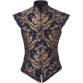 سترة دياجوسا كوس الرجالية تيودور دوبلت سترة فيكتورية القرون الوسطى وعصر النهضة تيودور الأمير الملك زي رن فير جيركين سترة صدرية in Kuwait