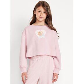 سويت شيرت جرافيك برقبة قارب للفتيات من Old Navy - FAIRYTALE ROSE in Kuwait