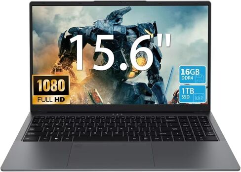 15.6 بوصة كمبيوتر محمول للألعاب - AMD Ryzen 7 5825U Processor (8C/16T ، 2.0-4.5GHz) ، AMD Radeon Graphics ، 32GB DDR4 RAM 1TB NVME SSD CAPTOP COMPUTER مع Backlit KB ، قارئ بصمات الأصابع ، مفتاح CCAM (32GB | 1TB) in Kuwait