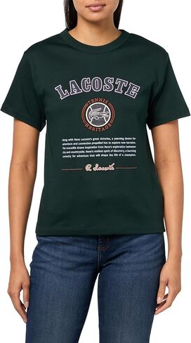 Lacoste Women's Tennis Heritage Graphic T-Shirt in Saudi Arabia