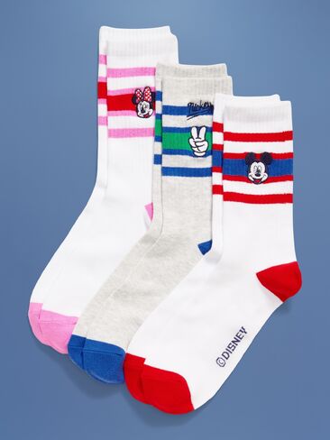 Old Navy Old Navy x Disney© 3-Pack Crew Socks - Mickey & Minnie Pack in Saudi Arabia