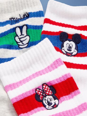 Old Navy Old Navy x Disney© 3-Pack Crew Socks - Mickey & Minnie Pack in Saudi Arabia