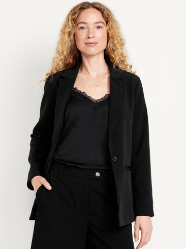 سترة Old Navy الكلاسيكية ذات النسيج المزدوج - بلاك جاك in Kuwait