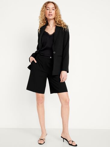 سترة Old Navy الكلاسيكية ذات النسيج المزدوج - بلاك جاك in Kuwait