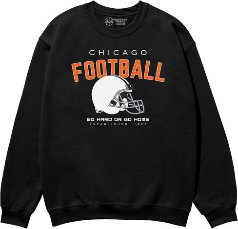 Printbox Originals Chicago Go Hard Go Home sweatshirts, Everyday Sports Sweater, Football Jumper for Women Men in Saudi Arabia