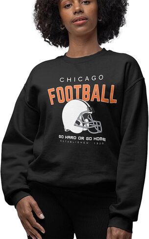 Printbox Originals Chicago Go Hard Go Home sweatshirts, Everyday Sports Sweater, Football Jumper for Women Men in Saudi Arabia