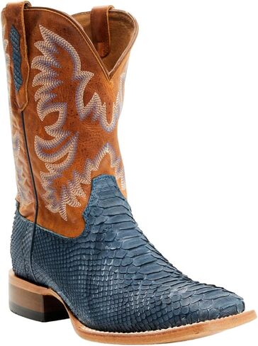 حذاء Cody James الرجالي Exotic Python Vulturno Western Boot بمقدمة مربعة واسعة - Becjdd24-03 in Saudi Arabia