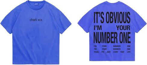 Charli XCX Unisex-Adult Offical Merch I'm Your Number One T-Shirt in Saudi Arabia